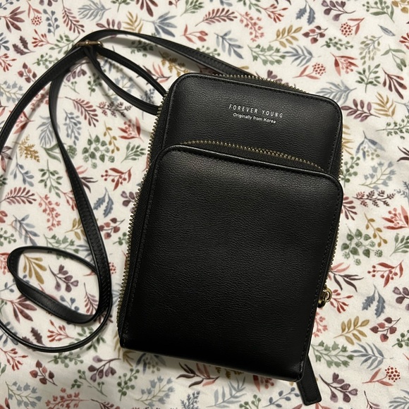 Forever Young Black Crossbody Bag - Picture 1 of 6